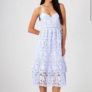 Club Monaco lace bustier dress